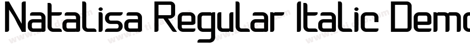 Natalisa Regular Italic Demo字体转换